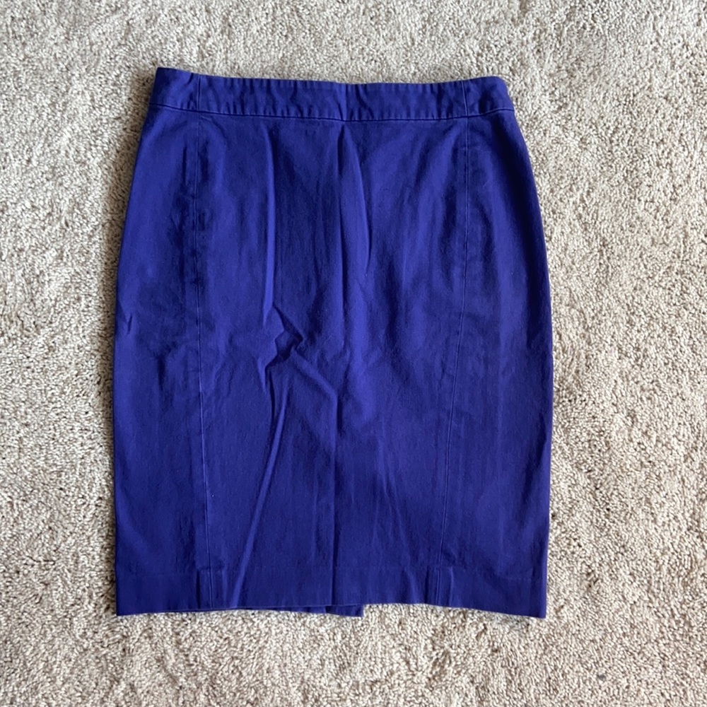 Purple/Blue Loft Pencil Skirt - perfect for day to day!